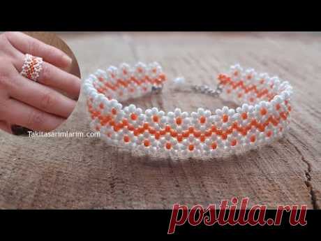 BONCUKTAN ŞIK YÜZÜK VE BİLEKLİK YAPIMI / MAKING STYLISH RINGS AND BRACELETS FROM BEADS