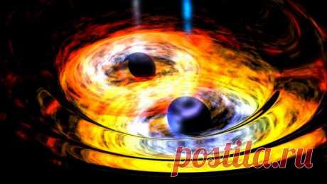 Ученые обнаружили пару сливающихся черных дыр