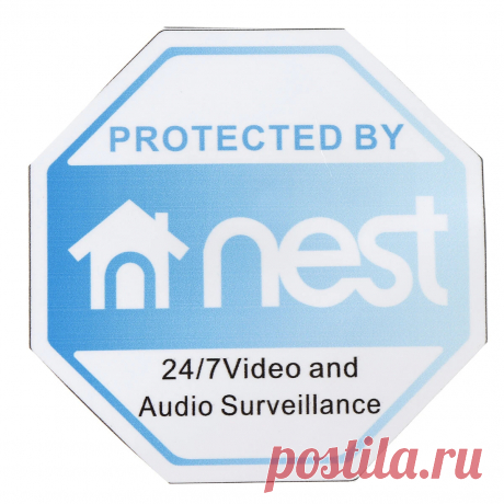 10cm Video Doorbell Sticker Decal Nest Video Security Camera Yard Sign Outdoor - US$1.49