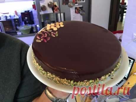 Torta moderna pistacchio e nocciola - dolci di casa