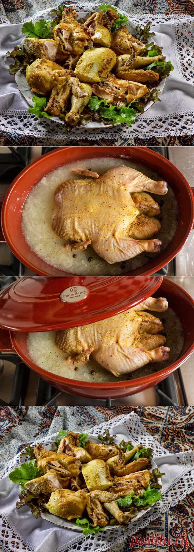 Рецепт от Сталика Ханкишиева: Курица тетушки Хураман(в луковом соке)