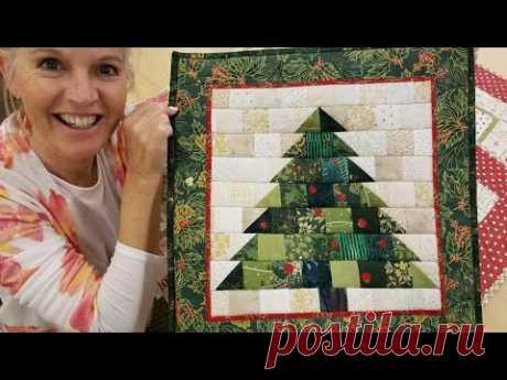 FASTEST LAST MINUTE CHRISTMAS PATCHWORK TREE!!