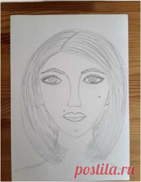Рисуем портрет поэтапно для детей