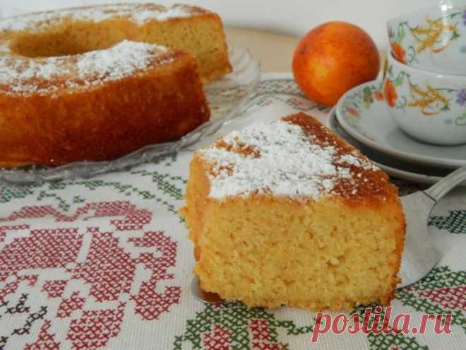 ​Кекс с апельсиновым пюре