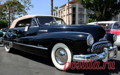 1948 Buick Roadmaster 76 Convertible Coupe - black - fvr