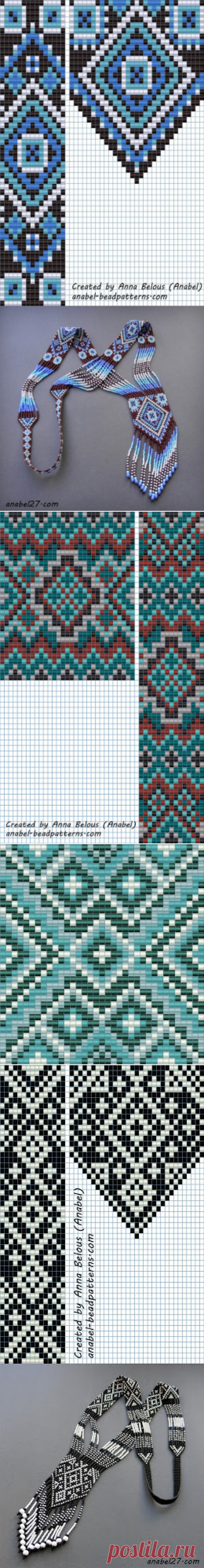Схема гердана (гайтана) бисерное ткачество -... / Разное / БИСЕРОПЛЕТЕНИЕ / Pinme.ru / Pinme