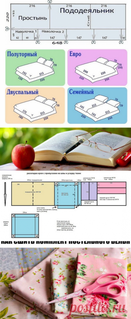 Для хозяйственных и экономных — будем шить постельное белье сами… — Копилочка полезных советов