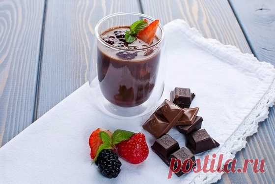 Горячий шоколад с лесными ягодами - Кулинарный рецепт - Повар в доме