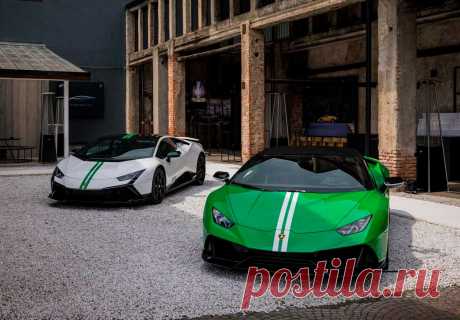 Lamborghini Huracan выпущен ограниченным тиражом в честь 60-юбилея: модели представлены на Неделе дизайна в Милане