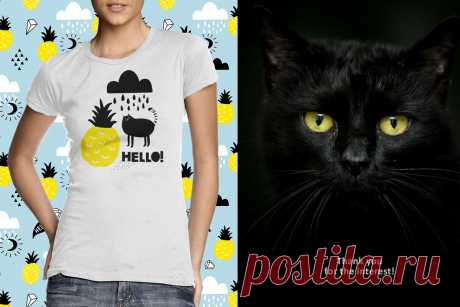 Scandinavian cats | Custom-Designed Graphic Patterns ~ Creative Market