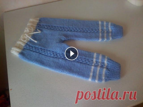 штанишки спицами часть2. завершение. tutorials by karina – instagram – youtube -. 