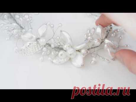 opaska ślubna DIY / wedding headpiece DIY