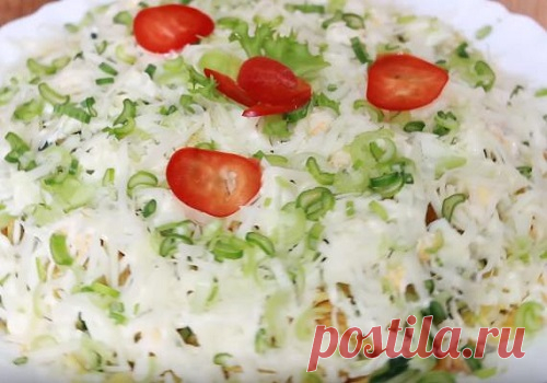 Салат узбекской кухни диёр с жареным картофелем - пошаговый домашний рецепт