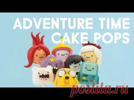 How to Make Adventure Time Cake Pops, Finn, Jake, Princess Bubblegum