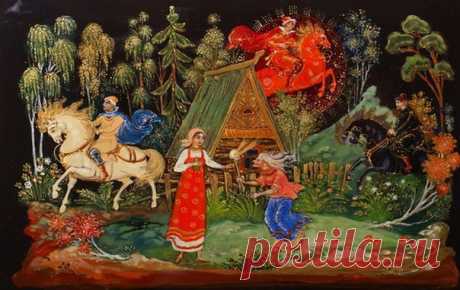 Русские народные сказки про ведьм, Кощея Бессмертного, Бабу Ягу и других героев в литературной обработке и в прекрасном исполнении.