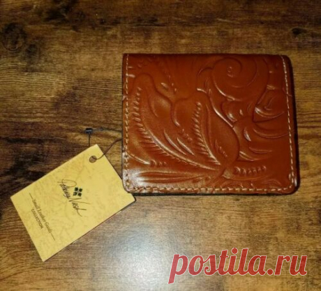 Patricia Nash TOOLED FLORENCE brown Leather wallet small folding card case 887986004792 | eBay