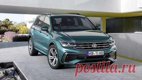 Обновленный кроссовер Volkswagen Tiguan 2021 характеристики