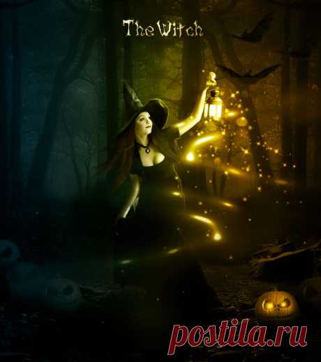 Halloween Night Witch Photoshop Manipulation Tutorial - Photoshop tutorial | PSDDude
