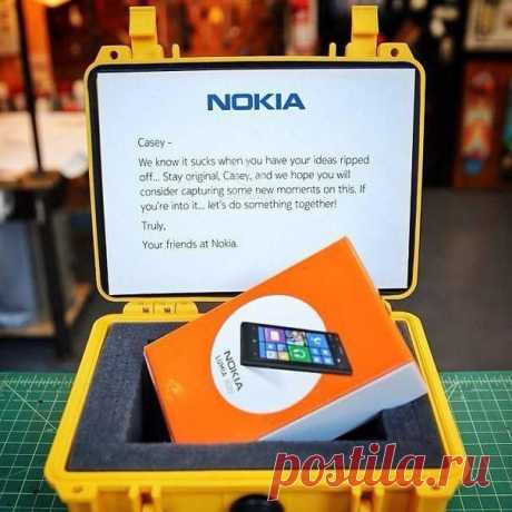 Nokia подарила смартфон режиссёру, у кото / Интересное в IT