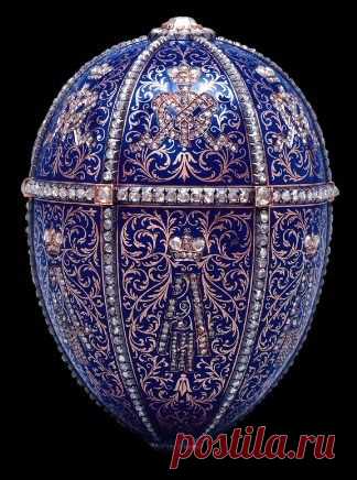 1895 Twelve Monograms Egg Presented by Nicholas II to Dowager Empress Maria Fyodorovna   |   Pinterest: инструмент для поиска и хранения интересных идей