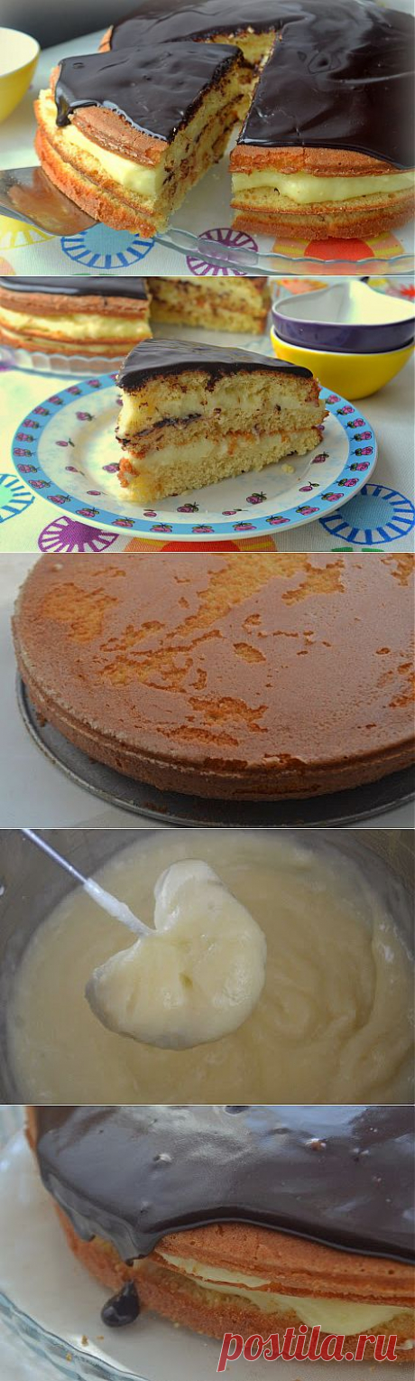 MY FOOD или проверено Лизой: Бостонский кремовый торт или пирог