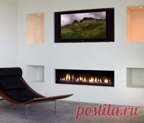 modern living room fireplace - „Google“ paieška