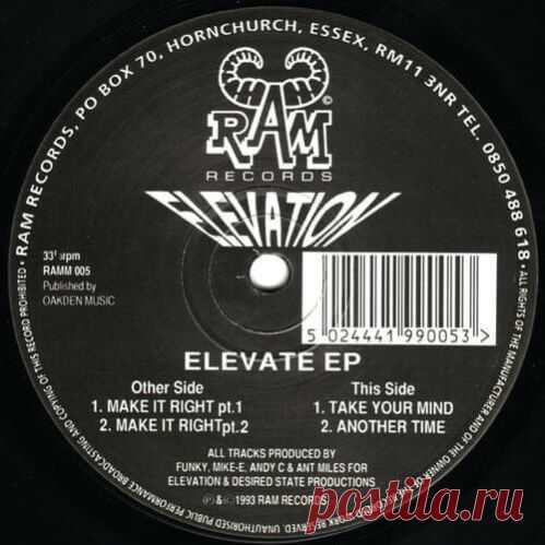 ELEVATION — Elevate EP (RАММ005) FLAC, MP3 download UK