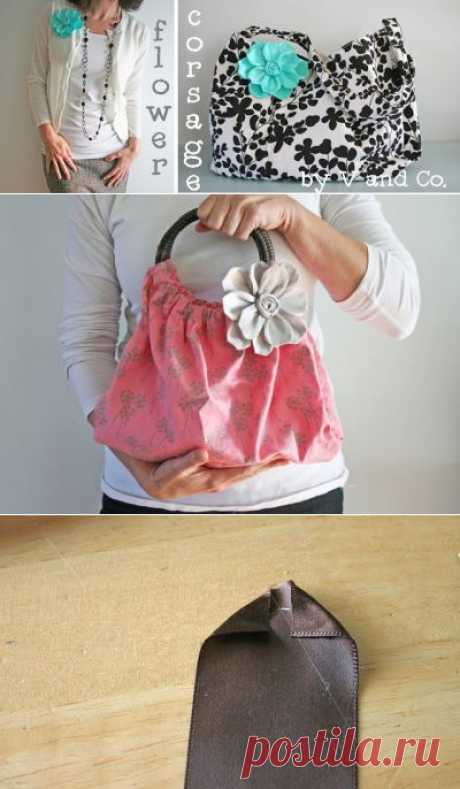 V and Co.: tutorial: flower corsage for celebrating mom