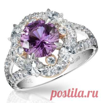 Faberge Marie Purple Sapphire Ring