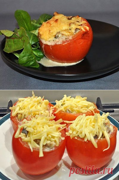 Как приготовить помидоры фаршированные курицей - рецепт, ингредиенты и фотографии