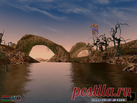 Река Самси (River Samsi) в среднем своем течении украшена характерными для Западного Нагорья каменными арками.