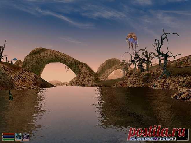 Река Самси (River Samsi) в среднем своем течении украшена характерными для Западного Нагорья каменными арками.