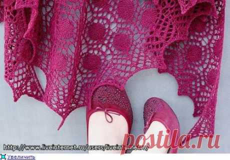 Шаль Капли росы / Dew Drops Shawl