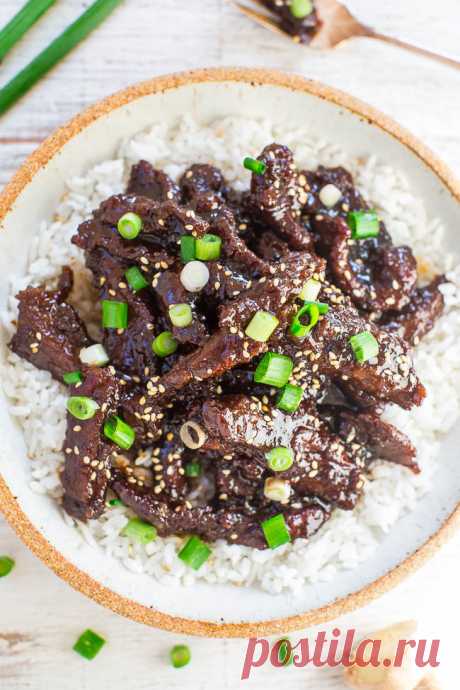 P.F. Chang's Mongolian Beef (Copycat Recipe) - Averie Cooks
