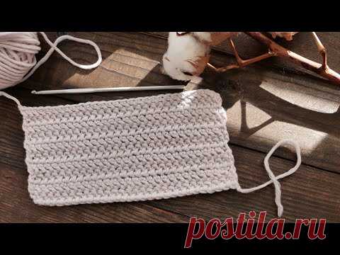 «Паркетный» узор крючком »»» Parquet Crochet Pattern