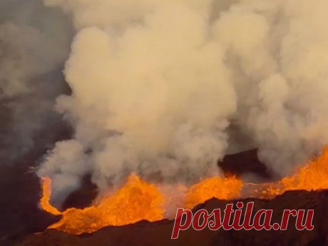 Беспилотник побывал в жерле вулкана Бардабунга и снял уникальное видео - Наука - МК