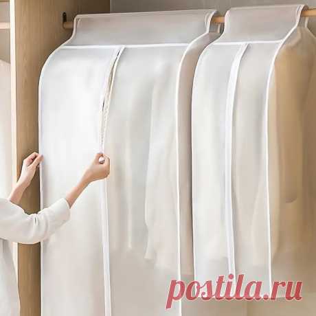 Dustproof Garment Hanging Bag Lightweight Clothes Storage - Temu