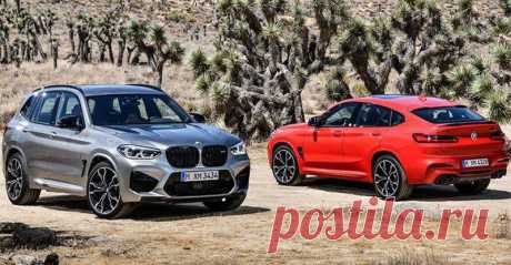 кроссоверы BMW X3 M и BMW X4 M 2019-2020 модельного года - цена, фото, технические характеристики, авто новинки 2018-2019 года