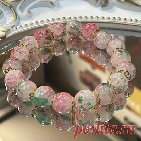 Exquisite Sweet Sakura Beads Design Bracelet Elegant - Temu Moldova