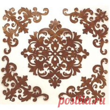 (1) Laser Cut Wall Medallion &amp; Accents | Ornament