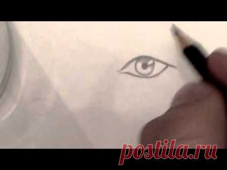 Как рисовать быстро глаз