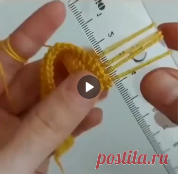 Узор с длинными петлями 🔆

Если видео для вас быстрое, нажмите три точки справа вверху(при полноэкранном воспроизведении) и выберите подходящую скорость