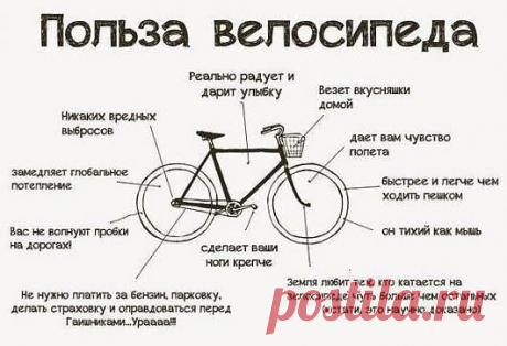Какую же пользу приносит езда на велосипеде?