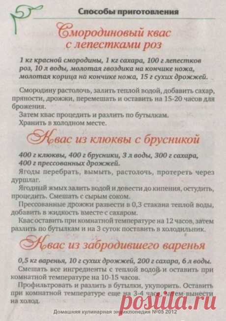 Смородиновый квас с лепестками роз. Квас из клюквы с брусникой. Квас из забродившего варенья