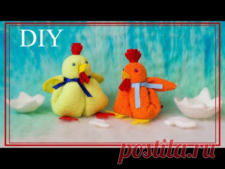 DIY: Easter chickens | ПАСХАЛЬНЫЕ ЦЫПЛЯТА