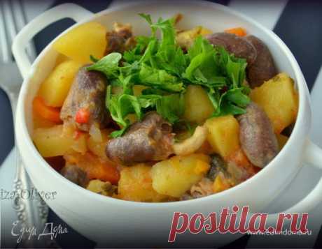 Острое жаркое с куриными сердечками и картофелем рецепт 👌 с фото пошаговый | Едим Дома кулинарные рецепты от Юлии Высоцкой