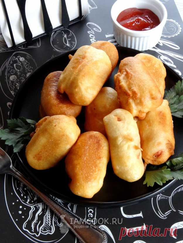 Сосиски в кляре на кефире — рецепт с фото пошагово