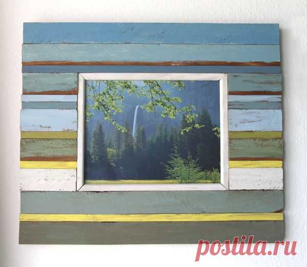 DIY: Make Beachy Style Picture Frames From Fence Wood