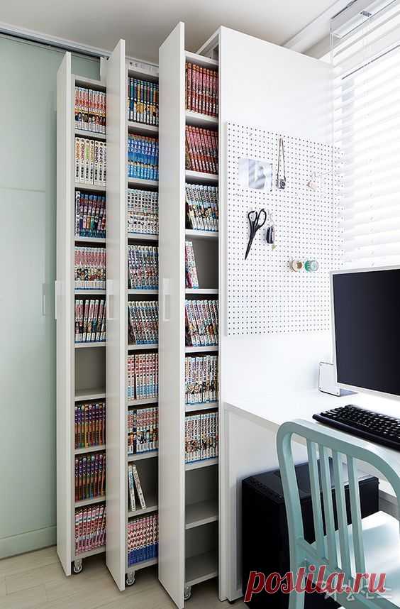 Если вам не нравится хвастаться своими # книгами, но вы хотите сохранить их все-даже в маленькой квартире больше