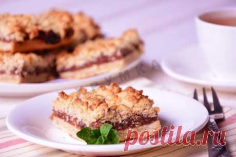 Песочный пирог с финиками и орехами рецепт с фото пошагово - 1000.menu
